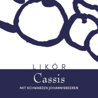 Casis - schwarzer Johannisbeerlikör 30 % vol