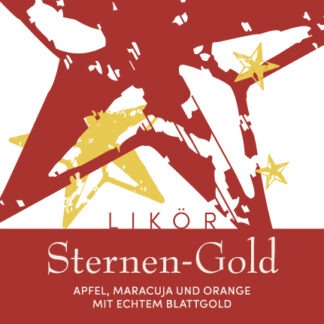 Sternengold Likör mit echtem Blattgold 30% vol