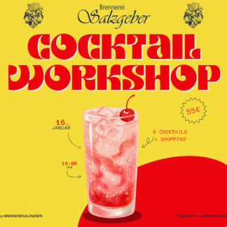 Cocktail-Workshop 16.Januar 2027