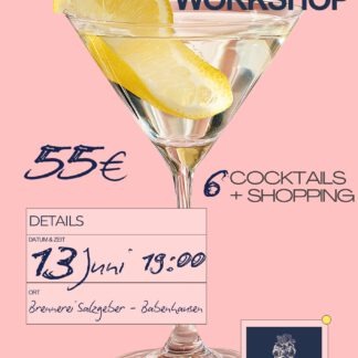 Coktail-Workshop 13.Juni 2026